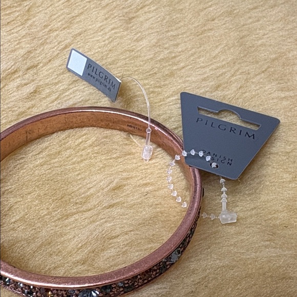 Pilgrim Copper Tone Bracelet with Colorful Crystal Gems - Picture 3 of 6